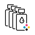 1 set of Colour Ink bottles