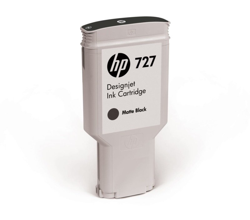 HP 727B 300-ml Matte Black DesignJet Ink Cartridge - (3WX19A