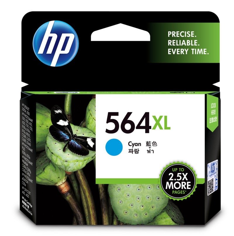 HP 564XL High Yield Cyan Original Ink 