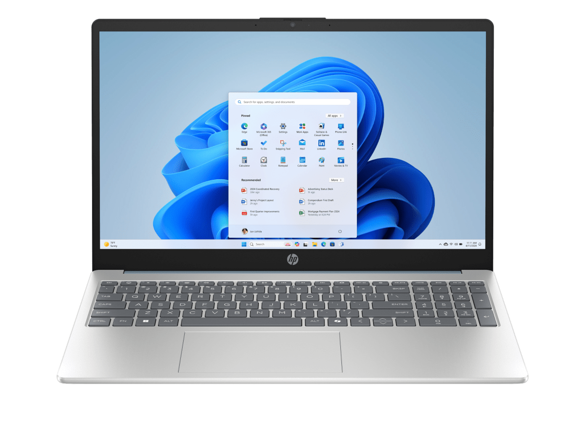 HP 15.6 inch Laptop AI 15-fd2116TU, Blue - 15.6-inch (D4QU6PA