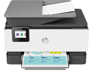 HP OfficeJet Pro 9010 All-in-One Printer (1KR53D) - Center facing