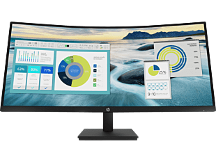 HP P34hc G4 34 inch WQHD USB-C Curved Monitor - 34" (21Y56AA)
