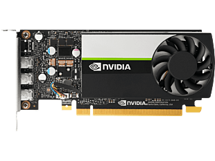 NVIDIA T400 2 GB GDDR6 LP Blower Fan 3mDP PCIe x16 Graphics (340K8AA) - Center facing