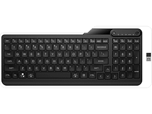 HP 475 Dual-Mode Wireless Keyboard (7N7B9AA) - Center facing