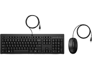 HP 225 Wired Mouse and Keyboard Combo (AX2Y7AA) - Center facing