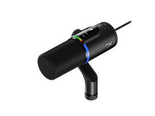 HyperX FlipCast - USB/XLR Dynamic Microphone (Black) (B2CM1AA) - Center facing