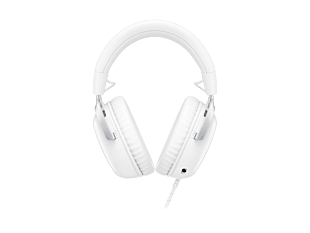 HyperX Cloud III - Gaming Headset (White) (BS7C1AA) - Center facing
