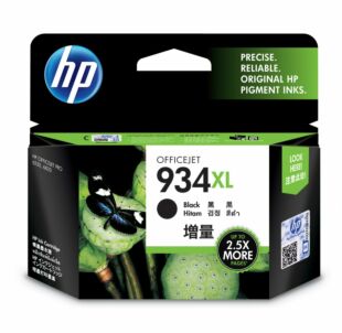 HP 934XL High Yield Black Original Ink Cartridge (C2P23AA) - Center facing