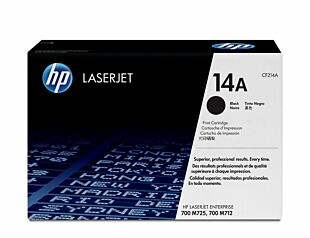HP 14A Black Original LaserJet Toner Cartridge (CF214A) - Center facing