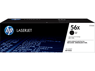 HP 56X High Yield Black Original LaserJet Toner Cartridge (CF256X) - Center facing