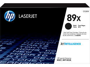 HP 89X High Yield Black Original LaserJet Toner Cartridge (CF289X) - Center facing