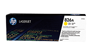 HP 826A Yellow Original LaserJet Toner Cartridge (CF312A) - Center facing