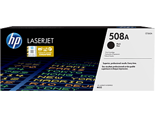 HP 508A Black Original LaserJet Toner Cartridge (CF360A) - Center facing