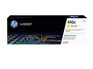 HP 410X High Yield Yellow Original LaserJet Toner Cartridge (CF412X) - Center facing