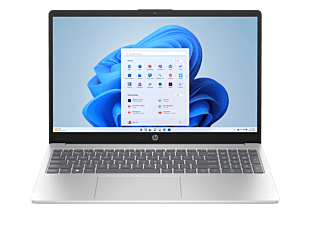 HP 15.6 inch Laptop 15-fc0747AU, Silver - 15.6-inch - Natural silver (CS9W5PA) - Center facing