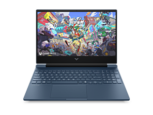 HP Victus Gaming 15.6 inch Laptop 15-fb3257AX, Blue - 15.6-inch - Performance blue, chrome logo (D4QM4PA)