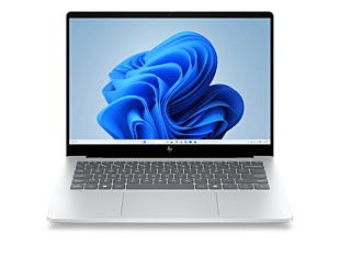 HP OmniBook 7 Laptop Next Gen AI 14-hg0054TU - 14" - Glacier silver aluminum (DP7W9PA) - Center facing