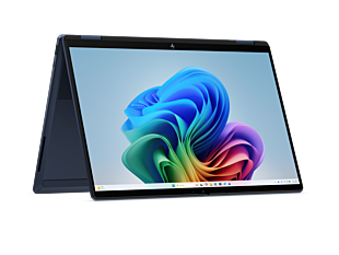 HP OmniBook X Flip 2-in-1 Laptop Next Gen AI 14-kc0063AU - 14" - Atmospheric blue aluminum (DP7Y3PA) - Center facing