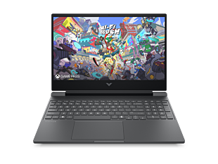 HP Victus Gaming 15.6 inch Laptop 15-fa2743TX, Silver - 15.6" - Mica silver, black chrome logo (DT7T9PA)
