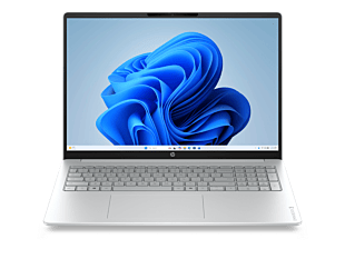 HP OmniBook 3 Laptop Next Gen AI 16-bs0048TU - 16" - Glacier silver cover and keyboard frame, canvas gray base (E06LSPA) - Center facing