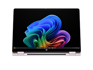 HP OmniBook 5 Flip 2-in-1 Laptop Next Gen AI 14-km0048TU - 14" - Powder pink (E0GC5PA) - Center facing