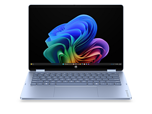 HP OmniBook 5 Flip 2-in-1 Laptop Next Gen AI 14-km0050TU - 14" - Sky blue (E0GC9PA) - Center facing