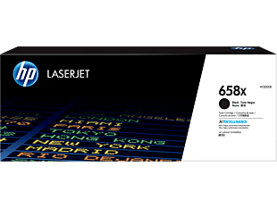 HP 658X High Yield Black Original LaserJet Toner Cartridge (W2000X) - Center facing