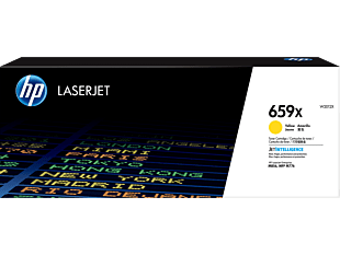 HP 659X High Yield Yellow Original LaserJet Toner Cartridge (W2012X) - Center facing