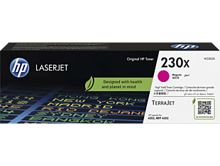 HP 230X Magenta Original LaserJet Toner Cartridge (W2303X) - Center facing
