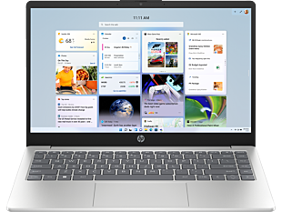 HP Laptop 14-ep1253TU - 14-inch - Natural silver (E21QCPA) - Center facing