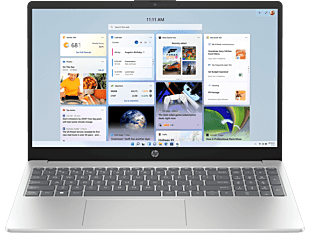 HP Laptop 15-fc0017AU - 15.6-inch - Natural silver (D4QM7PA) - Center facing