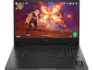 HP OMEN 16.1 inch Gaming Laptop 16-wf0099TX, Black - 16.1-inch - Shadow black cover and base, shadow black aluminum keyboard frame, black chrome logo (BH5S7PA)