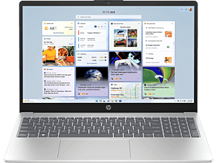 HP 15.6 inch Laptop 15-fd1576TU, Silver - 15.6" - Natural silver (D93CFPA)