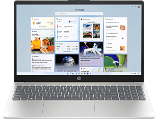HP Laptop 15-fd0541TU - 15.6-inch - Warm gold cover, natural silver base and keyboard frame (BA2B7PA) - Center facing