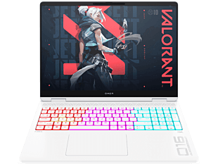 HP OMEN MAX Gaming Laptop 16 inch 16-ak0059AX, White - 16" - Ceramic white, black chrome logo (BT1V4PA)