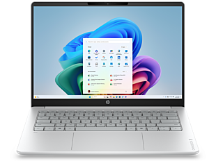 HP OmniBook 3 14 inch Laptop Next Gen AI 14-hz0063QU, Silver - 14" - Glacier silver (E07GVPA)