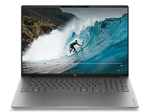 HP OmniBook 5 Laptop Next Gen AI 16-bp0060AU - 16" - Meteor silver aluminum (E0GM1PA) - Center facing