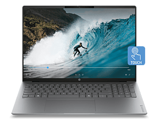 HP OmniBook 5 Laptop Next Gen AI 16-bp0060AU - 16" - Meteor silver aluminum (E0GM1PA) - Center facing