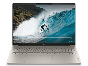HP OmniBook 5 Laptop Next Gen AI 16-bp0059AU - 16" - Sahara silver aluminum (E0GM0PA) - Center facing