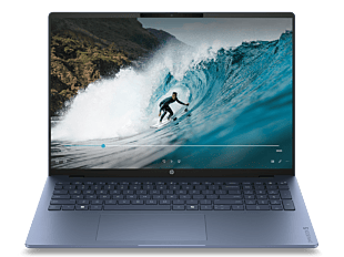 HP OmniBook 5 Laptop Next Gen AI 16-bp0058AU - 16" - Starlit blue aluminum (E0GL9PA) - Center facing
