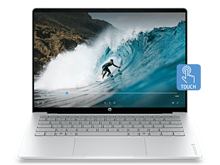 HP OmniBook 5 LaptopAI 14-hn0018AU - 14" - Glacier silver aluminum (E0GC2PA) - Center facing