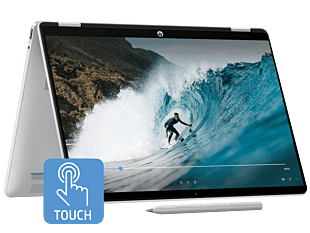 HP OmniBook 5 Flip 2-in-1 Laptop 14 inch 14-fp0097TU, Silver - 14-inch - Glacier silver (C54B1PA)