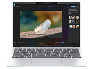 HP OmniBook 7 Aero Laptop Next Gen AI 13-bg1104AU - 13.3-inch - Glacier silver aluminum (DP7W6PA) - Center facing