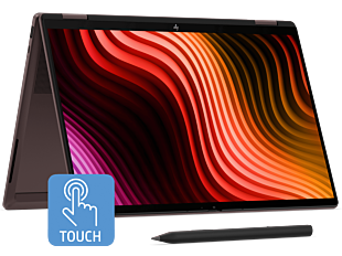 HP OmniBook X Flip 2-in-1 Laptop Next Gen AI 14-kc0086AU - 14" - Deep espresso aluminum (E0GC3PA) - Center facing