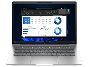 HP ProBook 4 G1ah 14 inch Notebook PC - 14" - Pike silver (C30Z2PT) - Center facing
