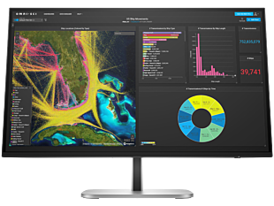 HP Series 5 Pro 27 inch QHD USB-C Monitor - 527pu - 27" (9E0G5AA) - Center facing