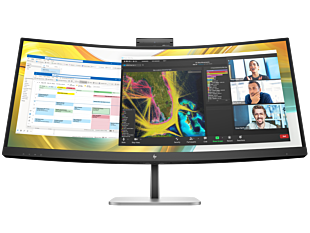 HP Series 5 Pro 34 inch WQHD USB-C Conferencing Monitor - 534pm - 34" (9E0Z2UT)