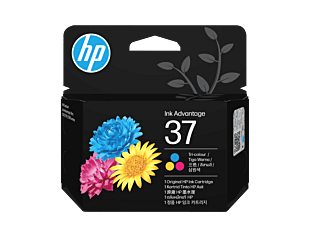 HP 37 Tri-color Original Ink Cartridge (7FP44AA)