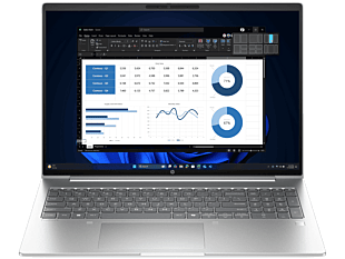 HP ProBook 4 G1i 16 inch Notebook AI PC, Silver - 16-inch - Pike silver (DJ0P0AT)