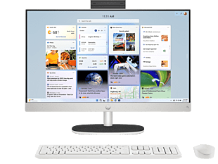 HP 24 inch All-in-One Desktop PC cr0145d - 23.8" - Shell white (B9KG3PA)
